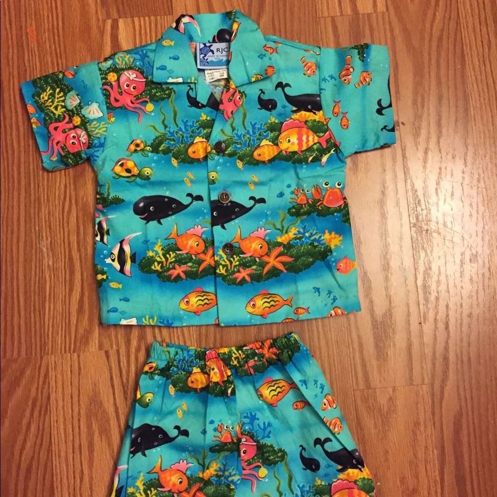Rjc Hawaiin baby 2 piece set